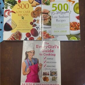 Set of Three Cookbooks